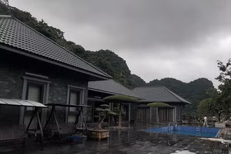 Một số hạng mục công trình hộ ông Phạm Thanh Quý xây dựng trên đất nông nghiệp.
