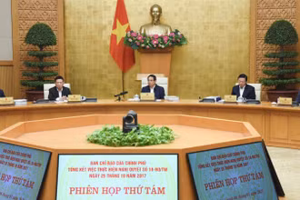 Thủ tướng Phạm Minh Chính chủ trì Phiên họp thứ tám của Ban Chỉ đạo. (Ảnh: TRẦN HẢI)