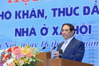 Thủ tướng Phạm Minh Chính phát biểu chỉ đạo hội nghị.