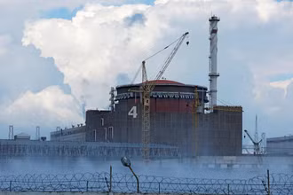 Nhà máy điện hạt nhân Zaporizhzhia. (Ảnh: Reuters)