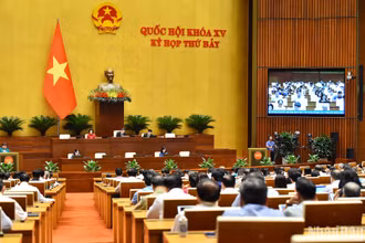 Quang cảnh phiên họp của Quốc hội, ngày 18/6/2024. (Ảnh: THỦY NGUYÊN)