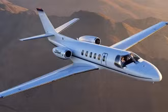 Hình ảnh máy bay Cessna C550 Citation Bravo. (Nguồn: privatefly.com)