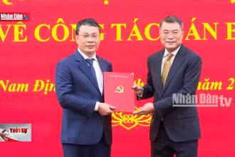 Đồng chí Đặng Khánh Toàn giữ chức Bí thư Tỉnh ủy Nam Định