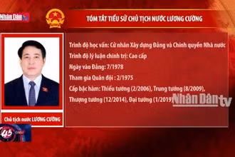 Tóm tắt tiểu sử Chủ tịch nước Lương Cường