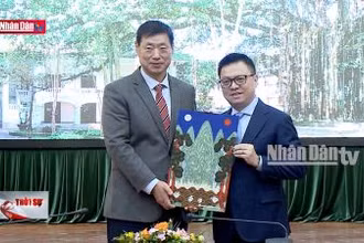 Chủ tịch hãng thông tấn Yonhap thăm, làm việc với Báo Nhân Dân