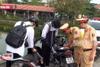 Hiểm họa khi giao xe máy cho người chưa đủ điều kiện điều khiển
