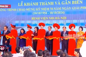Bệnh viện Nhi đầu tiên của Hà Nội chính thức đi vào hoạt động