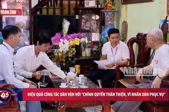 Hiệu quả công tác dân vận với'' Chính quyền thân thiện, vì Nhân dân phục vụ''