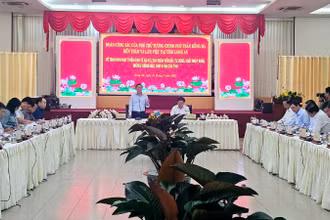 Quang cảnh buổi làm việc.