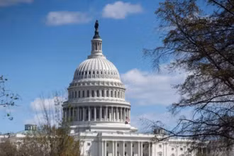 Tòa nhà Quốc hội Mỹ tại Washington, D.C. (Ảnh: THX/TTXVN)
