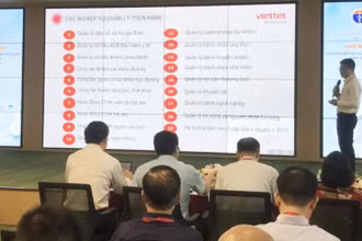 Các đơn vị ngành y tế Hà Nội chia sẻ, trao đổi kinh nghiệm trong việc thực hiện chuyển đổi số.