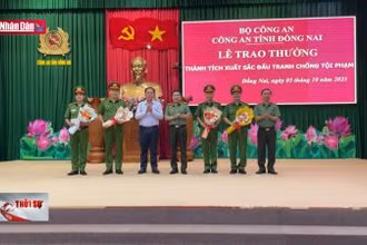 Khen thưởng lực lượng phá vụ án bắt cóc trẻ em