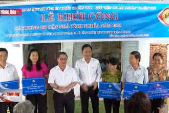 Cần Thơ khởi công xây dựng 100 căn nhà tình nghĩa
