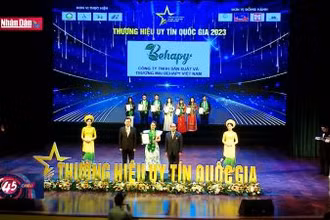 Vinh danh các thương hiệu uy tín quốc gia năm 2023