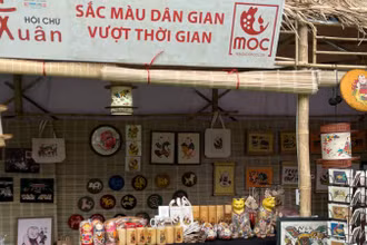 Không gian đậm sắc mầu văn hóa truyền thống.