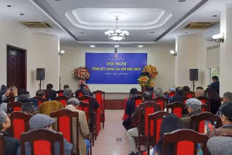 Toàn cảnh Hội nghị Tổng kết công tác văn học năm 2024 của Hội Nhà văn Việt Nam.