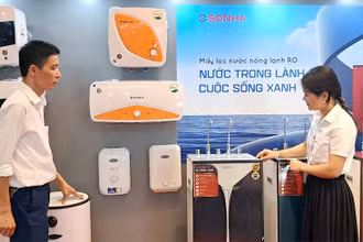 Một gian hàng giới thiệu sản phẩm tại Hội chợ Triển lãm sản phẩm công nghiệp chủ lực thành phố Hà Nội năm 2024.
