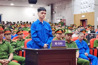 Bị cáo Đoàn Thiên Long. 