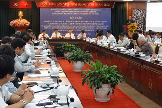 Quang cảnh buổi hội thảo.