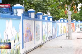 Làm đẹp tuyến phố qua những bức tường cũ
