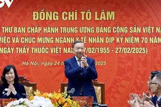 [Video] Tổng Bí thư Tô Lâm: Đổi mới tư duy y tế, chú trọng phòng bệnh và chăm sóc sức khỏe nhân dân
