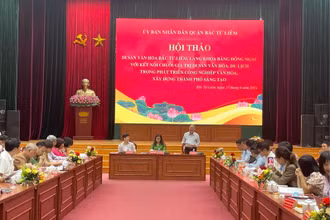 Quang cảnh hội thảo. 