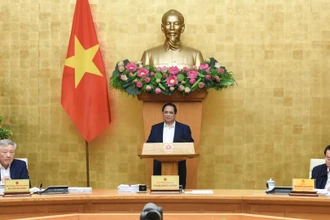 [Ảnh] Thủ tướng Phạm Minh Chính chủ trì Phiên họp Chính phủ thường kỳ tháng 3