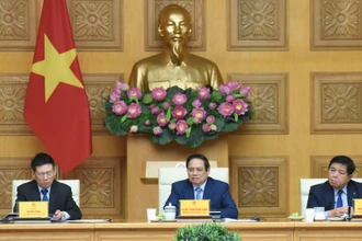 [Ảnh] Thủ tướng Phạm Minh Chính gặp mặt đại diện doanh nghiệp Hoa Kỳ