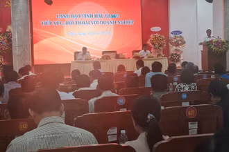 Quang cảnh buổi đối thoại.