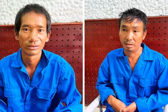 Đối tượng Lý Se Xuy (trái) và đối tượng Phu Thó Suy.