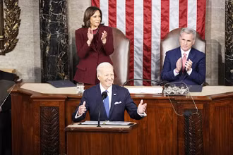 Tổng thống Mỹ Joe Biden đọc Thông điệp liên bang trước Quốc hội lưỡng viện.
