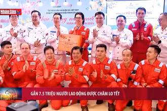 Gần 7,5 triệu người lao động được chăm lo Tết