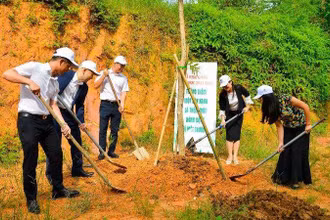 Lễ phát động chung tay xanh hóa học đường năm học 2022.