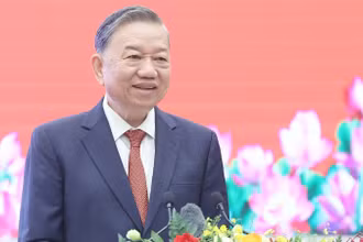 Tổng Bí thư Tô Lâm phát biểu. Ảnh: TTXVN 