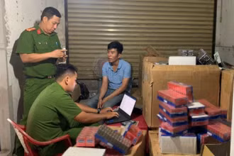 Hiện trường nơi phát hiện vụ việc.