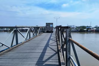 Hiện trường xảy ra vụ tai nạn.