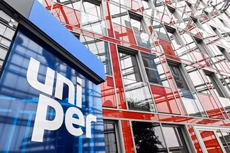 Logo của tập đoàn khí đốt Uniper. (Nguồn: AFP)