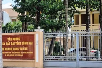 Trụ sở Văn phòng đăng ký đất đai tỉnh Đồng Nai, Chi nhánh huyện Long Thành.
