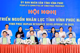 Ký biên bản ghi nhớ, hợp đồng về đào tạo nghề, cung ứng lao động giữa các doanh nghiệp và cơ sở giáo dục nghề nghiệp.