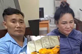 Hai đối tượng bị bắt giam. (Ảnh do Công an tỉnh cung cấp)