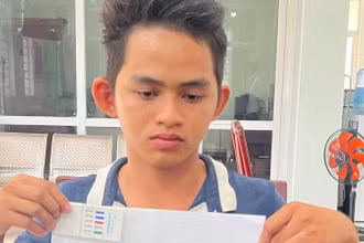 Đối tượng Nguyễn Trọng Tính đã bị tạm giữ.