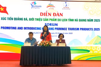 Diễn đàn xúc tiến quảng bá du lịch Hà Giang tại Thành phố Hồ Chí Minh.