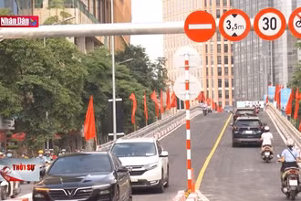 Hà Nội thông xe cầu vượt chữ C