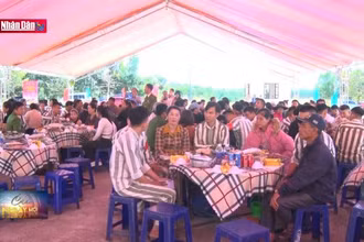 Ấm áp bữa cơm Tất niên cho phạm nhân tại Gia Lai