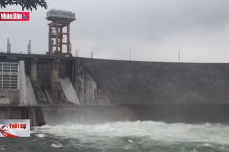 Thủy điện Thác Bà xả nước phục vụ gieo cấy lúa vụ xuân 2023
