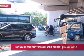 Bảo đảm an toàn giao thông khi người dân trở lại Hà Nội sau 2/9