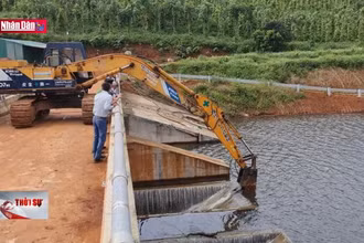 Triển khai giải pháp chống vỡ Hồ Đắk N'Ting