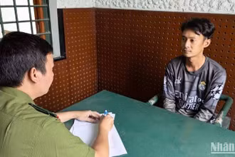 Công an huyện Tri Tôn bắt tạm giam tài xế Đoàn Đức Vinh.