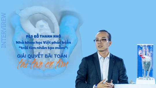 Nhà khoa học Việt phát triển "trái tim nhân tạo mềm": Giải quyết bài toán tái tạo cơ tim