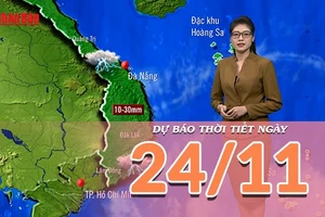 [Video] Dự báo thời tiết ngày 24/11/2025: Trung Bộ mưa lớn kéo dài